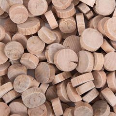 Natural Wood Craft Discs 1kg  hi-res
