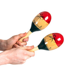 Tri Colour Maracas  hi-res