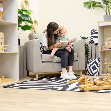 Graphic Soft Furnishings Square Rug  hi\-res