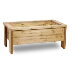 Millhouse Raised Sandpit with Lid H500 x W1200 x D700mm  hi-res