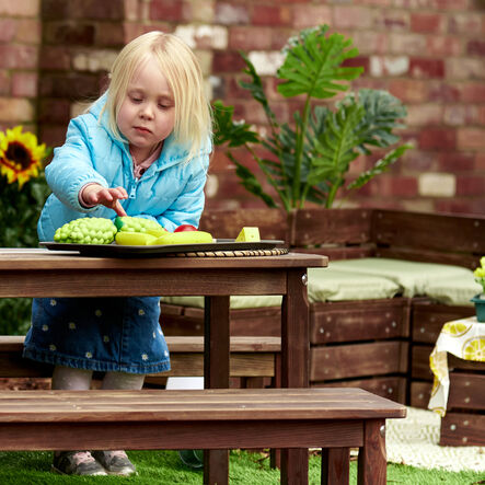 Modern Living Outdoor Table with Benches Set  hi\-res
