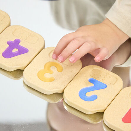 Braille Number Tiles 1\-10  hi\-res