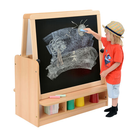 Room Scenes Double Easel with Storage  hi\-res