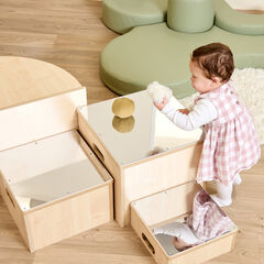 Toddler Mirrored Collection Nesting Units 3pc  hi-res