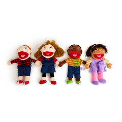 Small People Hand Puppets 4pk  hi-res