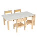 Essentials White Rectangular Table  hi\-res