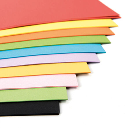 Recycled Card Packs Assorted Vivid Colours 230mic  hi\-res