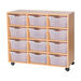 Mobile Triple Tray Storage Unit 12 Deep  hi\-res