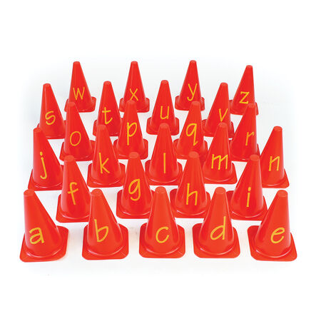 A to Z Alphabet Cones 23cm 26pk  hi\-res