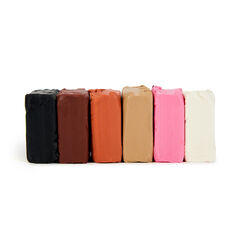 Giotto Patplume Modelling Dough Assorted Skin Tones 6 x 350g  hi-res