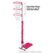 Easiplay Netball Unit w Padding Pink \x26 Silver  hi\-res