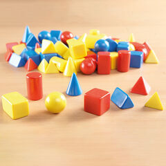 Coloured Small Solid Shapes 96pk  hi-res
