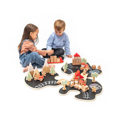 Small World Wooden Story Island Set 68pk  hi-res