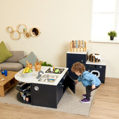 Modern Living Toddler Kitchen Set Navy 5 Piece  hi-res
