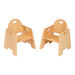 Solid Beech Infant Chairs Seat height 140mm 2pk  hi\-res