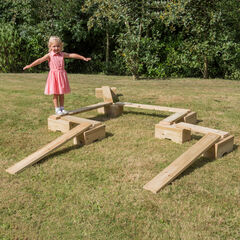 Outdoor Wooden Mini Adventure Trail 14pcs  hi-res