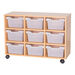 Tray storage unit with 9 Gratnells Cubby trays  hi\-res