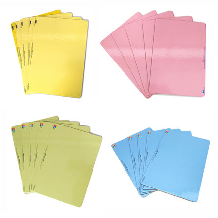 Tinted Plain Whiteboards A4  hi\-res