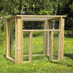TTS Outdoor Wooden Mark Making Den  hi-res