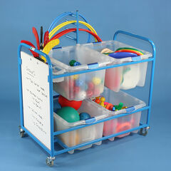 TTS PE Storage Trolley and Whiteboard  hi-res
