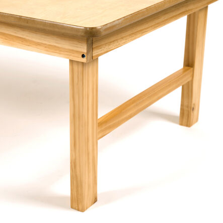 Natural Wooden Folding Early Years Table  hi\-res