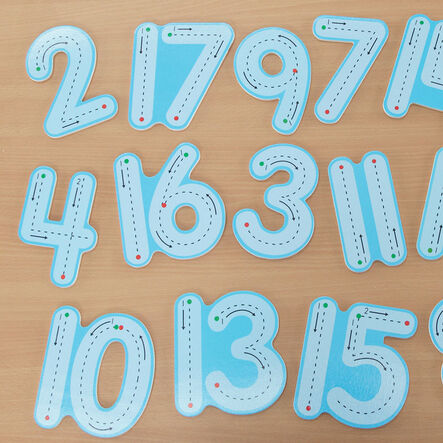 Wooden Wipe Clean Number Formation Set 1\-20  hi\-res