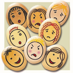 Jumbo Emotion Pebbles 8pk  hi-res