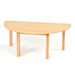 Half Circular Solid Beech Table L120cm  hi\-res