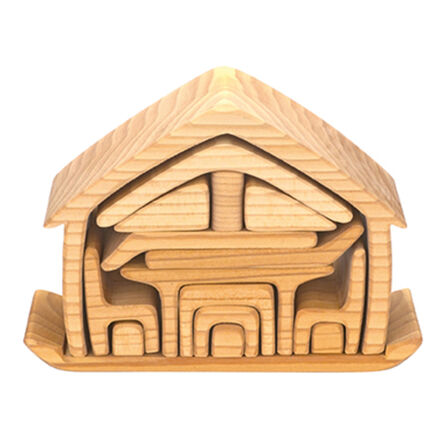 Wooden Nesting Houses 3pk  hi\-res