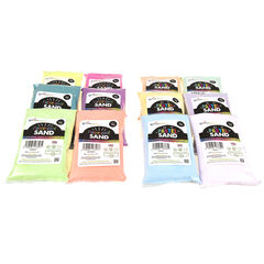 Rainbow ECO Eco Craft Sand Assorted Bags 6 x 1kg  hi-res