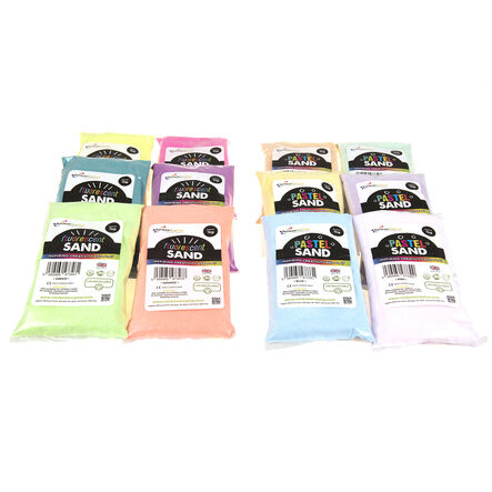 Rainbow ECO Eco Craft Sand Assorted Bags 6 x 1kg  hi\-res