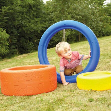 Outdoor Colourful Tyres 3pk  hi\-res
