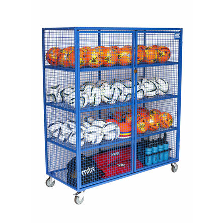 Lockable Mobile Ball Storage Cabinet  hi\-res