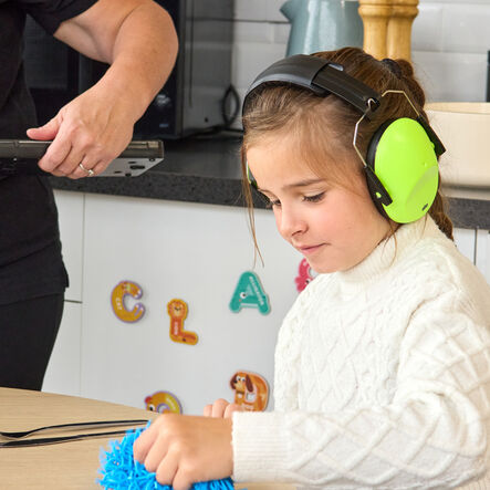 TTS Childrens Ear Defenders Green Single Green hi\-res