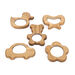 TTS Wooden Handheld Baby Mirrors 5pk  hi\-res