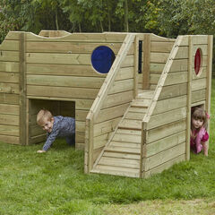Outdoor Explore and Climb Wooden Unit  hi-res