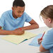A5 Assorted Tinted Exercise Book 10mm Ruled Margin 48pg 10pk  hi\-res