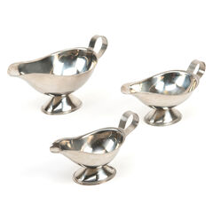Metal Gravy Boats 3pk  hi-res