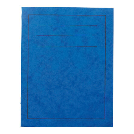 9\'\'x7\'\' Exercise Book 8mm Ruled Margin Blue 48pg 50pk Blue hi\-res