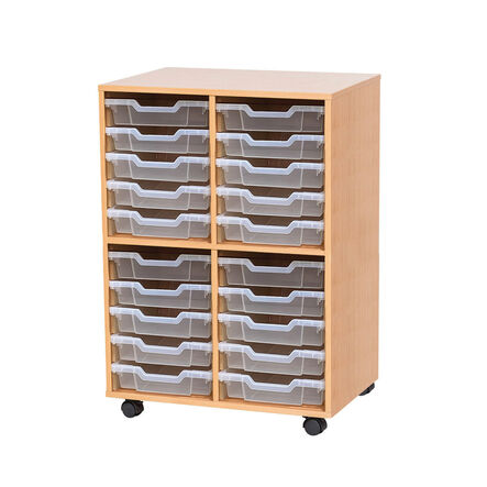 Mobile Double Tray Storage Unit 20 Trays  hi\-res