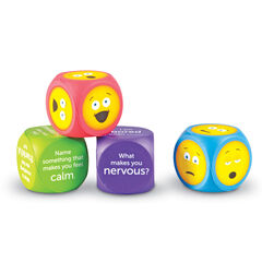 Learning Resources Emoji Wellbeing Cubes  hi-res