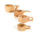 TTS Assorted Sizes Wooden Cup Collection 4pcs  hi\-res