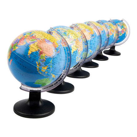 Mini Globe of the World with Stand 10cm 6pk  hi\-res