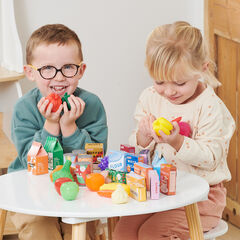 Role Play Grocery Food and Store Cupboard Set 80pk  hi-res