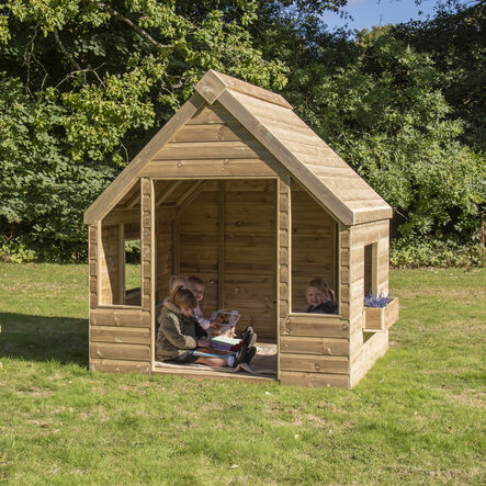 Outdoor Wooden Playhouse Shelter  hi\-res