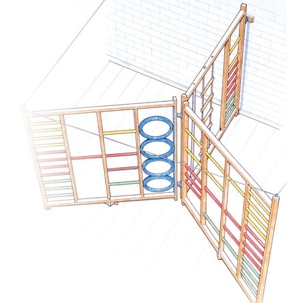 Spectrum Gym Climbing Frame  hi\-res