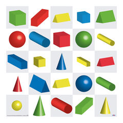 TTS Bee-Bot&reg; 3D Shapes Mat  hi-res