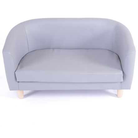 Geo Wipe Clean Antimicrobial Grey Tub Seating  hi\-res