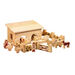 Wooden Pig and Sheep Small World Farm Barn  hi\-res