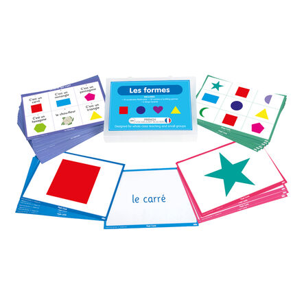 TTS French Shapes Vocabulary Builder Activity Cards  hi\-res